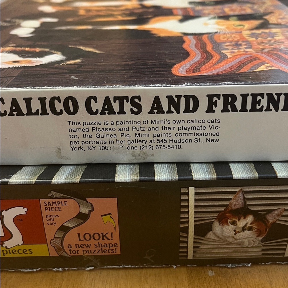 Vintage cat puzzles both complete Lowell Herrera & Mimi Vang Olsen art - Picture 6 of 8
